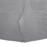 CARHARTT Mens Shorts Grey Relaxed Fit Cotton Blend 3XL W40 Workwear Casual