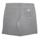 CARHARTT Mens Shorts Grey Relaxed Fit Cotton Blend 3XL W40 Workwear Casual