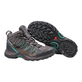 SALOMON Hiking Boots Grey Synthetic Womens UK 6