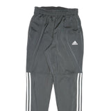 ADIDAS Mens Joggers Black White M W28 L30 Track Pants Regular Tapered Fit