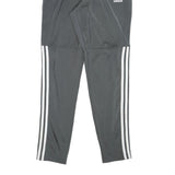ADIDAS Mens Joggers Black White M W28 L30 Track Pants Regular Tapered Fit
