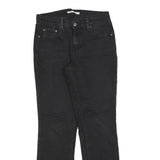 LEVI'S 505 Womens Black Regular Straight Denim Light W28 L32 Zip Cotton Blend