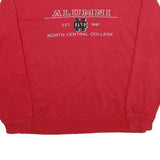 GEAR FOR SPORTS Mens Red Alumni North Central College Crew Neck L Sweatshirt