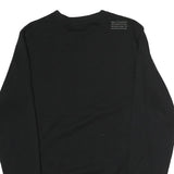 KAPPA Mens Black Cotton Crew Neck L Sweatshirt Camouflage Logo Pullover