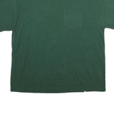 RUSSELL ATHLETIC Mens Green & N/A Pocket T-Shirt XL Short Sleeve Crew Neck Plain