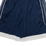 ADIDAS Mens Navy Blue Sports Casual Shorts M W24 Polyester Blend Athletic