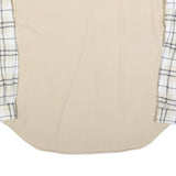 TALLY WEIJL Womens Beige & Cream Check Shirt XS Button Down Cotton Blend Casual