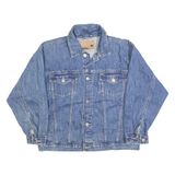 GENUINE BLUES Womens Blue Denim Jacket M Cotton Button Classic Casual