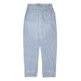 TEDDYS Womens Jeans Blue Relaxed Straight Denim Light W29 L30 Classic Casual Zip