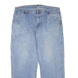 DICKIES Mens Jeans Blue Regular Straight Denim Medium W40 L28 Workwear