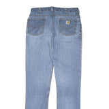 CARHARTT Mens Jeans Blue Regular Straight Denim Medium W30 L34 Classic Casual