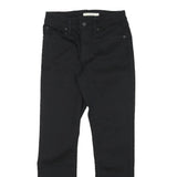 LEVI'S Womens Slim Slim Black Denim Jeans W26 L26 Stylish Zip Closure