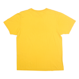 ADIDAS Mens Yellow Cleveland Cavaliers Graphic T-Shirt L Short Sleeve Crew Neck
