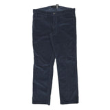 CALVIN KLEIN JEANS Mens Cotton Blend Navy Regular Fit Straight Trousers W33 L29