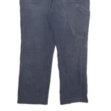 CARHARTT Mens Cotton Blend Navy Relaxed Fit Straight Leg Trousers W32 L28