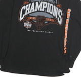 GENUINE MERCHANDISE Mens Black San Francisco Giants Graphic T-Shirt M Long