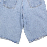IUO Mens Denim Blue Casual Shorts M W30 Cotton Blend Relaxed Fit