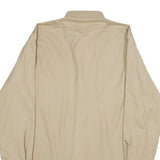 J. MEDER-WATER AG Mens Beige Cotton Blend Shirt XL Classic Fit Long Sleeve