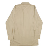 J. MEDER-WATER AG Mens Beige Cotton Blend Shirt XL Classic Fit Long Sleeve
