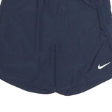 NIKE Mens Shorts Navy Casual Plain M W30 Lightweight Polyester Blend