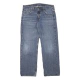 LEVI'S Mens Relaxed Blue Denim Jeans W34 L30 Cotton Blend Zip Casual Wear