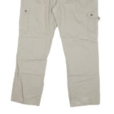 CARHARTT Mens Beige Regular Fit Cargo Denim Jeans W38 L31 Workwear