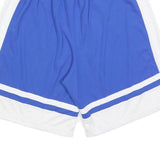 NIKE Mens Blue & White Sports Basketball Shorts XL W32 Athletic Loose Fit