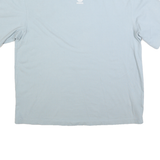 ADIDAS Womens Blue T-Shirt UK 10 Short Sleeve Crew Neck Logo Casual