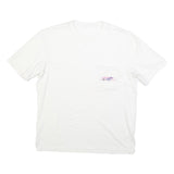 ADIDAS Womens White Adventure Graphic T-Shirt L Short Sleeve Crew Neck Cotton