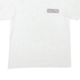 ONEITA Mens White Slogan Graphic T-Shirt M Short Sleeve Crew Neck Sporting