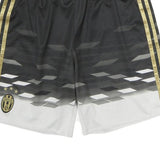 Mens Black & White Sports Polyester Shorts M W28 Club Crest