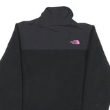 THE NORTH FACE Womens Black Pink Logo Softshell Jacket XS Polyester Blend Zip