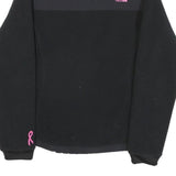 THE NORTH FACE Womens Black Pink Logo Softshell Jacket XS Polyester Blend Zip