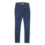 LEVI'S 710 Womens Jeans Blue Slim Skinny Denim W24 L29 Stretch High Rise