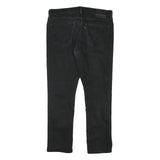 LEVI'S Mens Black Regular Fit Straight Denim Jeans Zip W34 L28 Classic Style