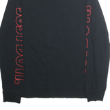 NIKE Mens Black Just Do It Long Sleeve Crew Neck T-Shirt M Cotton Graphic