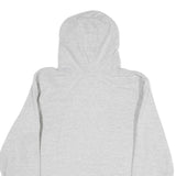 THE NORTH FACE Womens Grey & Purple Hoodie L Cotton Logo Casual Warm