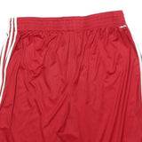 ADIDAS Mens Shorts Red Sports Polyester 2XL W36 Comfort Fit Casual