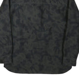 VANS Mens Black Quilted Jacket L Polyester Blend Button Closure Casual