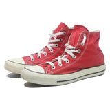 CONVERSE Chuck Taylor All Star Womens High Top Trainers Red Canvas UK 6 Classic