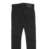 LEVI'S 519 BIG E Mens Jeans Black Regular Skinny Denim Raw W28 L30 Vintage Style