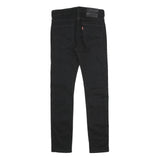 LEVI'S 519 BIG E Mens Jeans Black Regular Skinny Denim Raw W28 L30 Vintage Style