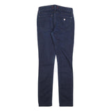 GUESS Womens Slim Blue Denim Slim Jeans W28 L30 Stretch Cotton Blend Zip