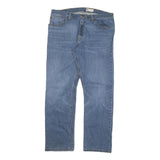 WRANGLER Mens Regular Fit Blue Denim Jeans W36 L32 Classic Cotton Blend Zip