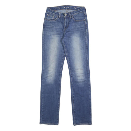 LEVI'S Womens Classic Blue Jeans Denim Medium W27 L32 Comfortable Zip Closure