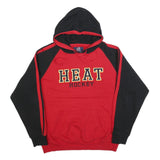 J AMERICA Mens Red & Black Heat Hockey Pullover Hoodie XL Sportswear Style