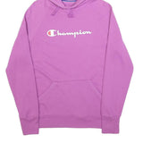 CHAMPION Womens Purple Hoodie S Classic Cotton Blend Pullover Hooded Sweatshirt