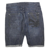 BENCH Mens Denim Blue Casual Shorts XL W38 Cotton Blend Stylish Pockets