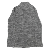 THE NORTH FACE Womens Grey Jacket S Polyester Plain Zip Outdoor Activewear