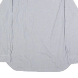 POLO RALPH LAUREN Mens Blue & White Check Shirt XL Classic Button Collar Long